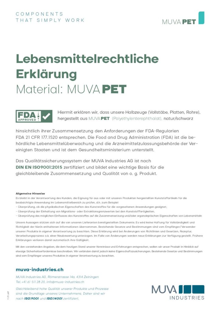 thumbnail of Lebensmittelrechtliche Erklärung MUVA PET