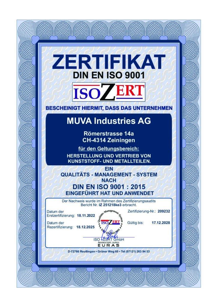 thumbnail of Zertifikat ISO9001 MUVA 2026