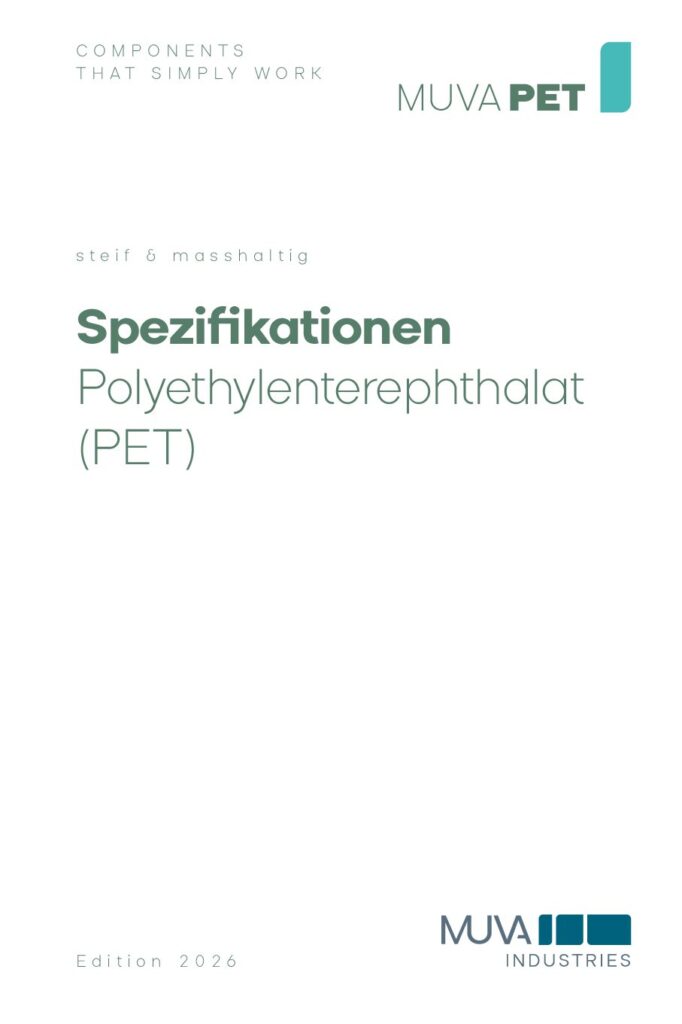 thumbnail of Spezifikationen MUVA PET (Polyethylenterephthalat)